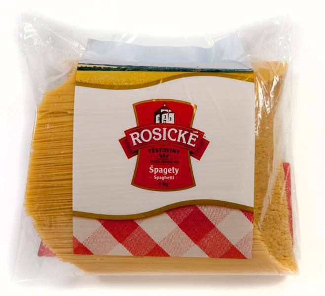 Rosické těstoviny Špagety bezvaječné 5 kg