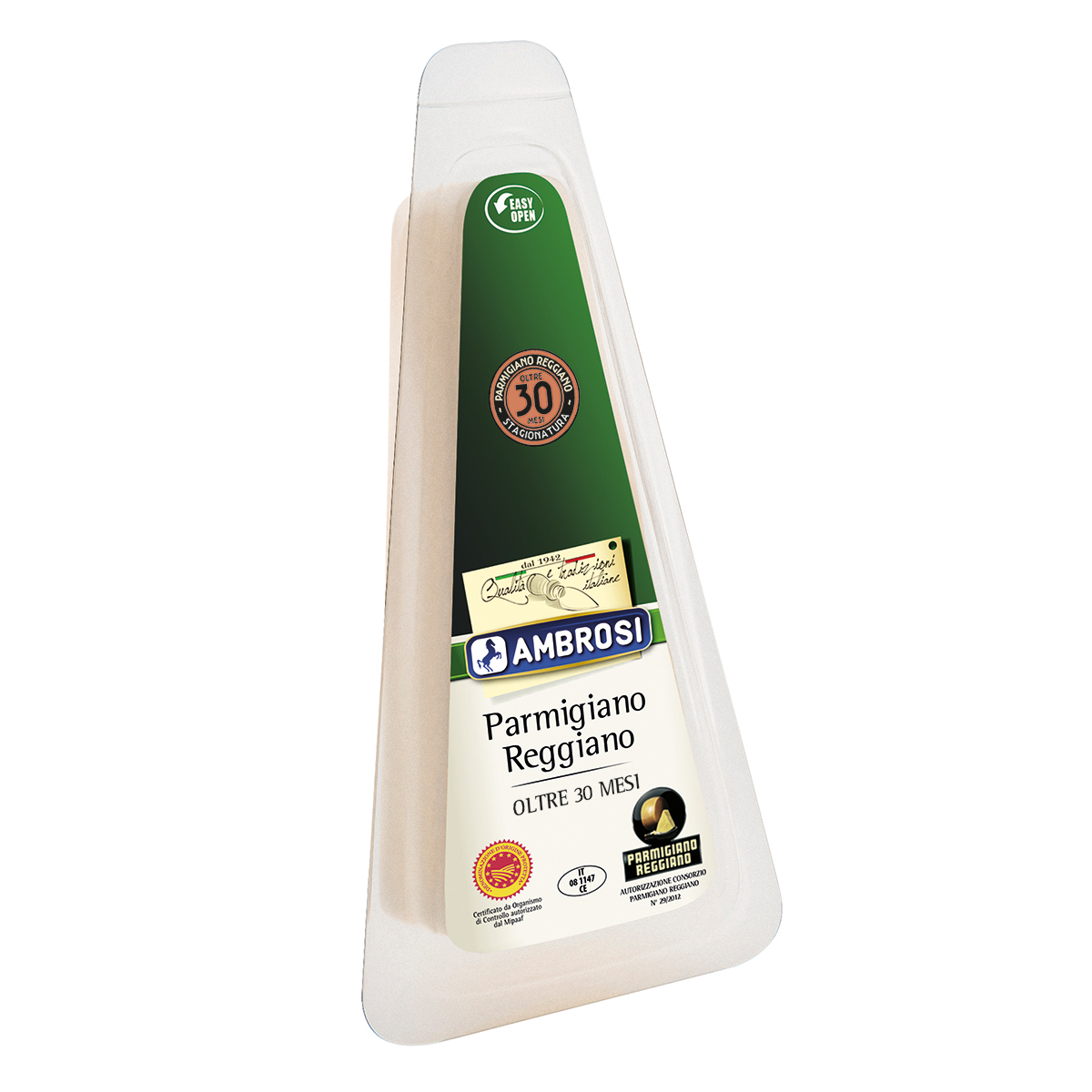 AMBROSI Parmigiano Reggiano sýr 30-měsíční chlaz. 150 g