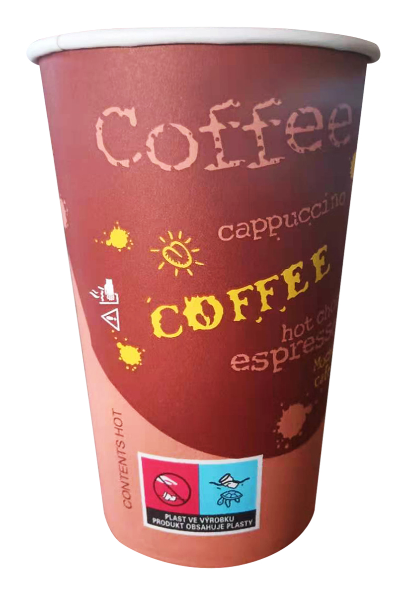 aro Kelímek na kávu coffee to go 400 ml papírový s fólií 50 ks