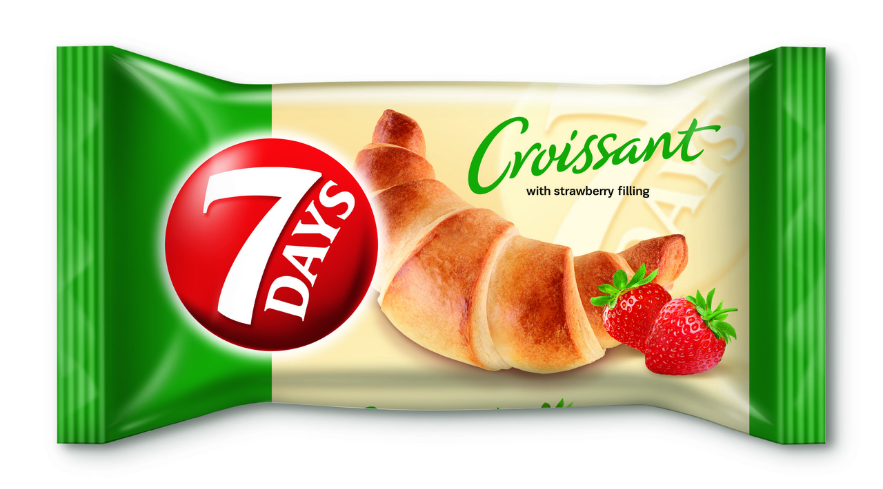 7 DAYS Croissant jahoda 20 x 60 g
