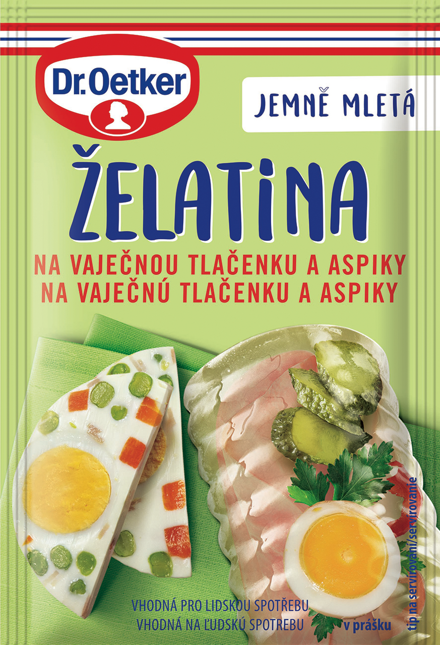 Dr. Oetker Želatina na vaječnou tlačenku a aspiky 20 x 20 g