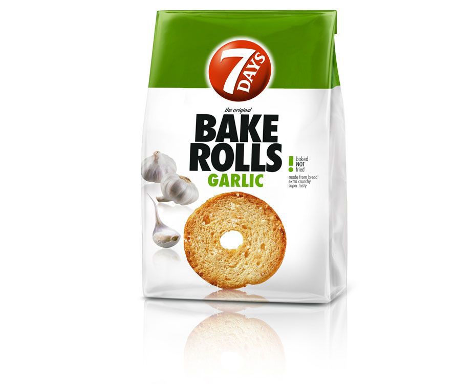 7 DAYS Bake Rolls 80 g Česnek