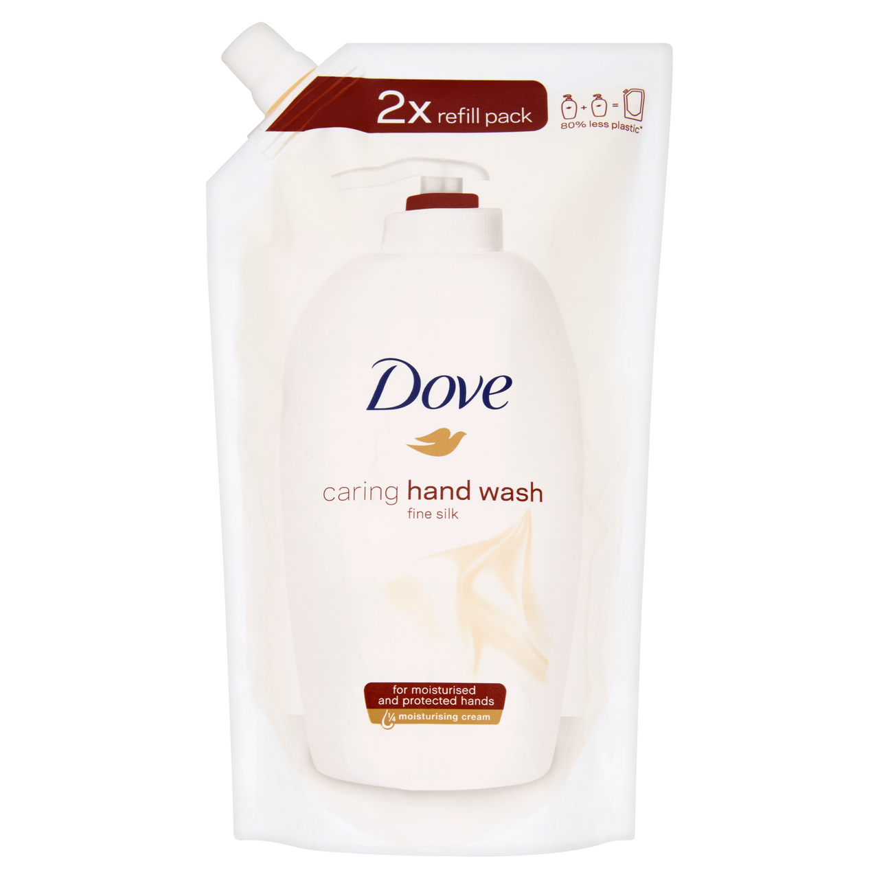 Dove Silk mýdlo tekuté náhr.náplň 500 ml