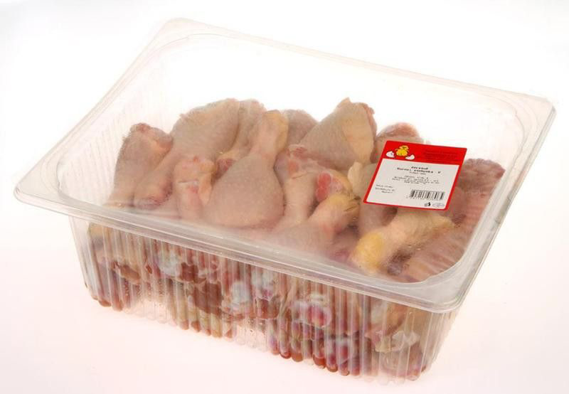 Kuřecí stehýnka ochranná atmos. chlaz. váž. cca 3 - 5 kg