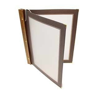 Securit Jídelní lístek A4 4listy hnědý 1 ks