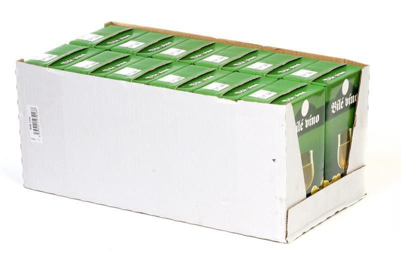Víno bílé 12 x 1 l tetrapack