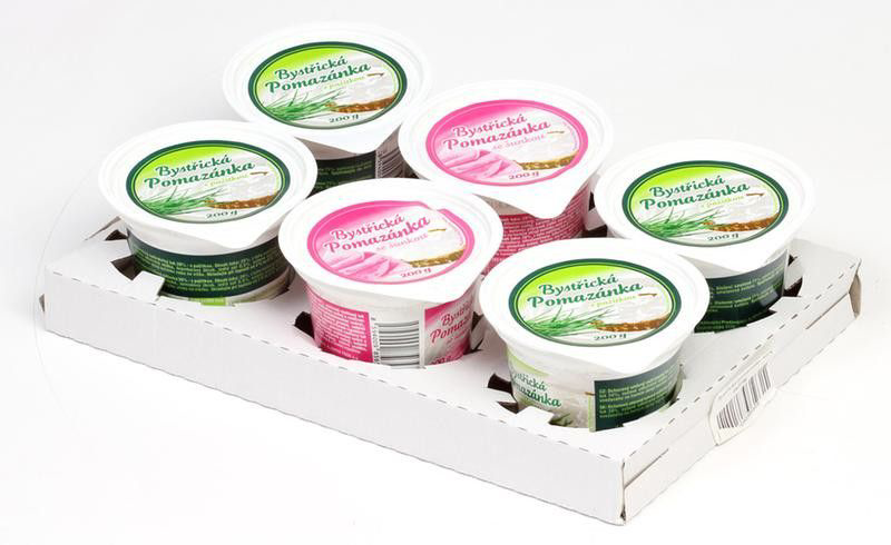 ALIMPEX Bystřická pomazánka mix s rostlinným tukem chlaz. 6 x 200 g