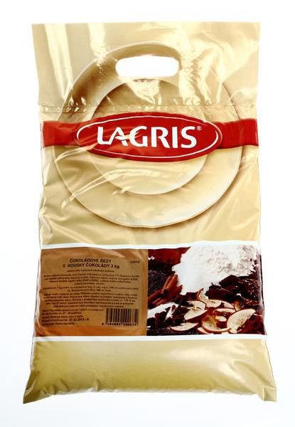 LAGRIS Řezy čokoládové s čokoládou v prášku 3 kg
