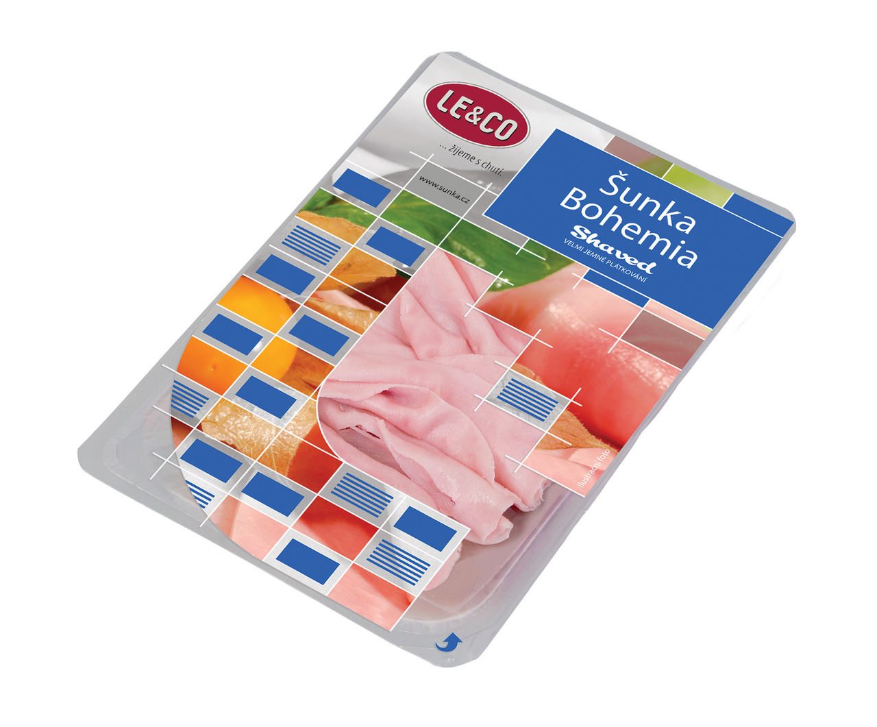 LE & CO  Šunka Bohemia výběrová plátky chlaz. 100 g