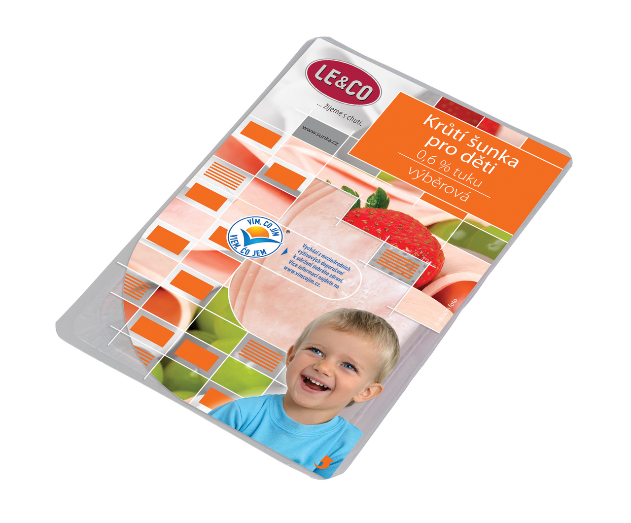 LE & CO Šunka krůtí pro děti výběrová plátky chlaz. 100 g