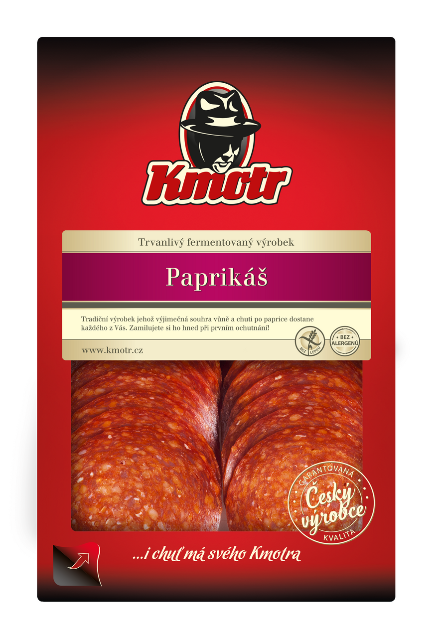 Kmotr Paprikáš salám plátky chlaz. 75 g