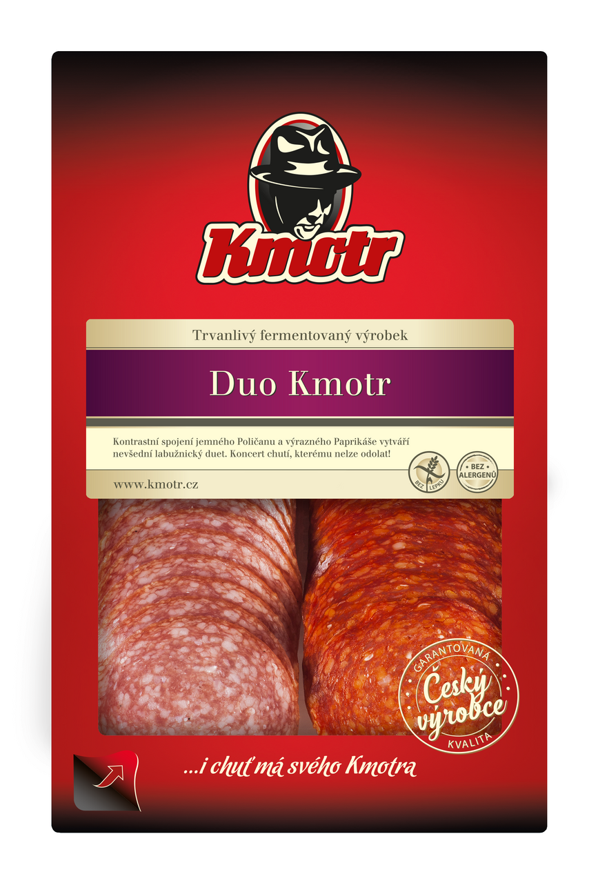 Kmotr Duo salám plátky chlaz. 75 g