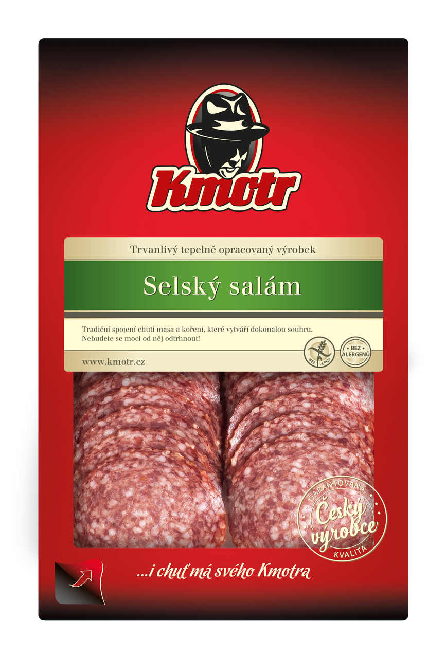 Kmotr Selský salám plátky chlaz. 75 g