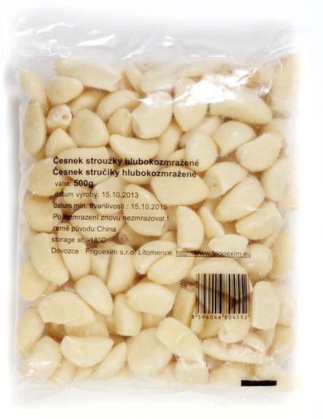 Frigoexim Česnek stroužky mraž. 500 g