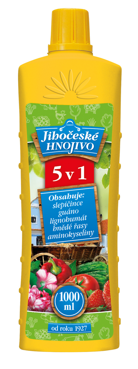 NOHEL-GARDEN Jihočeské hnojivo univerzální 5v1 1 l 1 ks
