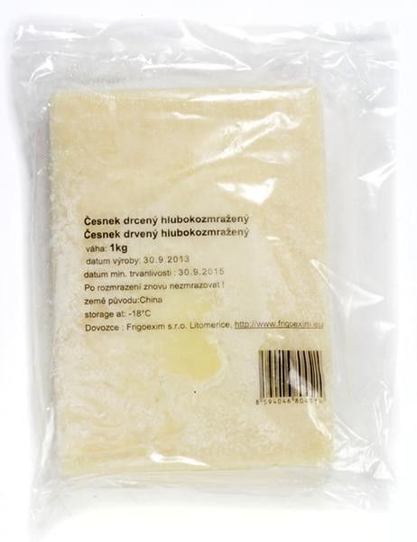 Frigoexim Česnek drcený blok mraž. 1 kg