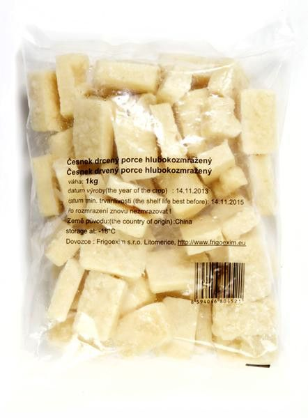 Frigoexim Česnek drcený porce mraž. 1 kg