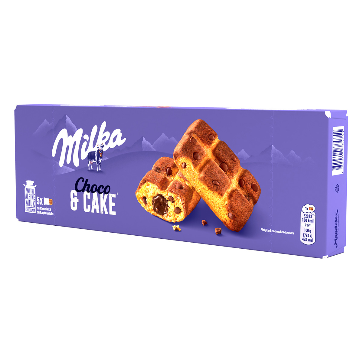Milka Cake&Choc jemné pečivo čokoládová náplň 175 g