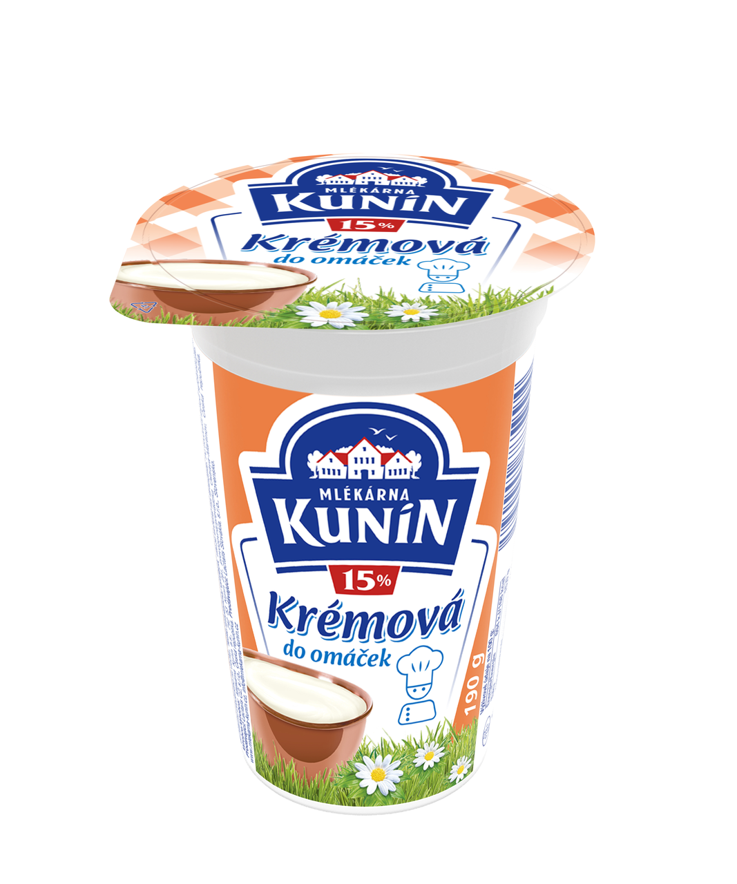MLÉKÁRNA KUNÍN Krémová do omáček 15 % 10 x 200 g