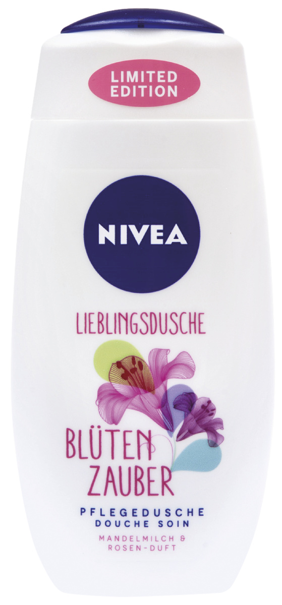 NIVEA Care&Roses sprchový gel 250 ml