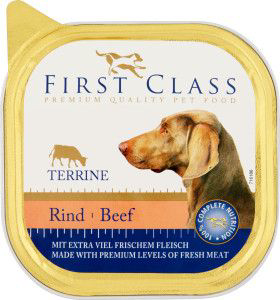 FIRST CLASS Paštika hovězí pro psy 300 g