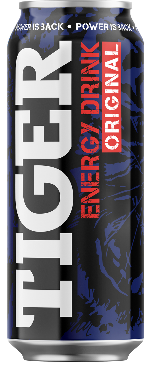 TIGER Energy Drink 12 x 500 ml plech
