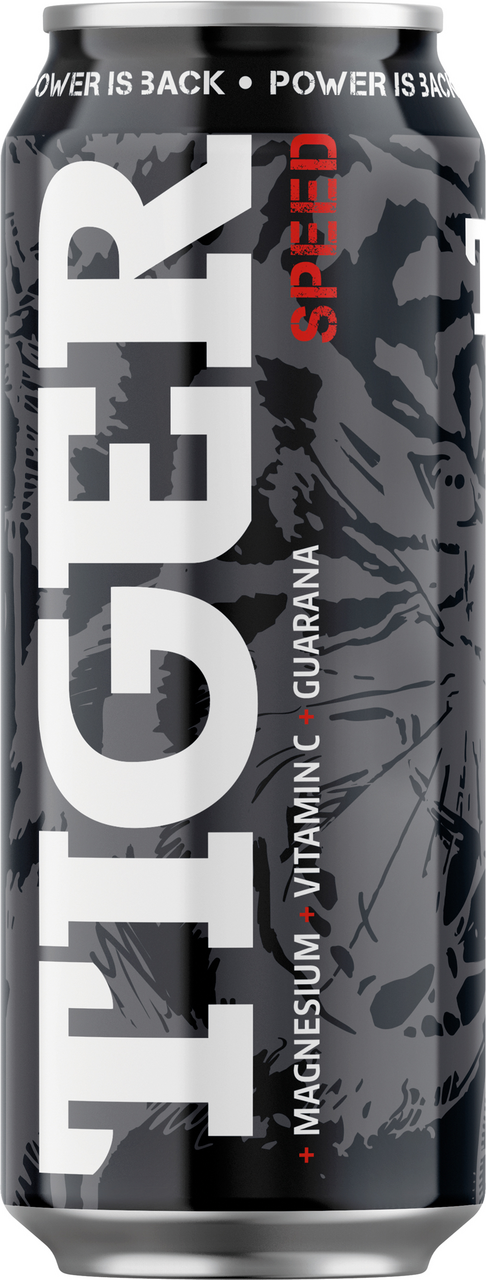 TIGER Energy Speed energetický nápoj 12 x 500 ml plech