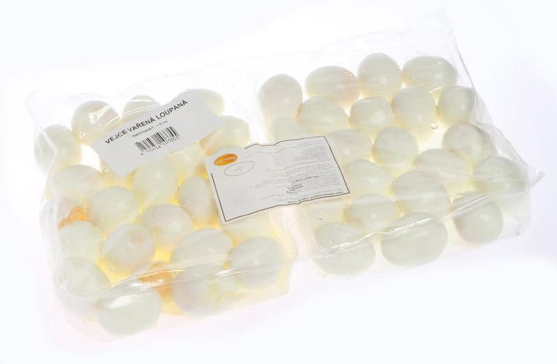 ZÁRUBA Vejce vařená loupaná (cca 38 ks) chlaz. 1,7 kg