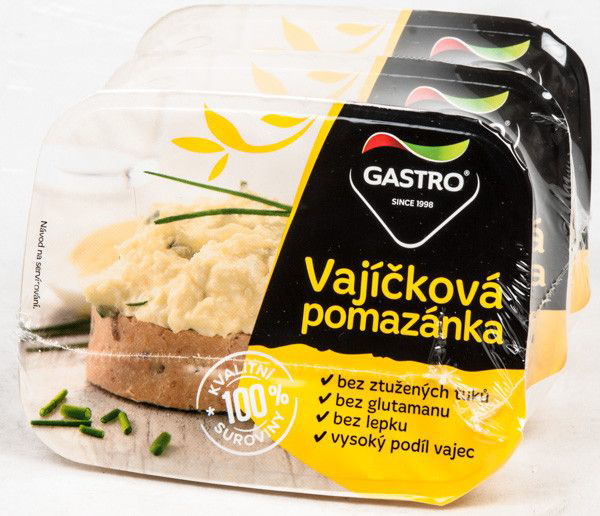 GASTRO MENU Pomazánka vajíčková chlaz. 3 x 120 g