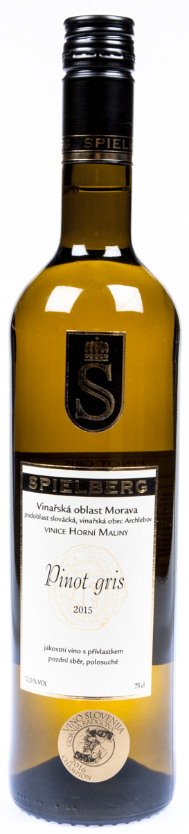 SPIELBERG Pinot Gris pozdní sběr 750 ml
