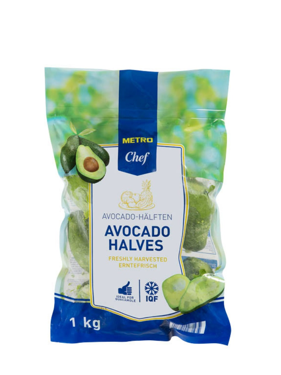 METRO Chef Avokádo půlené mraž. 1 kg