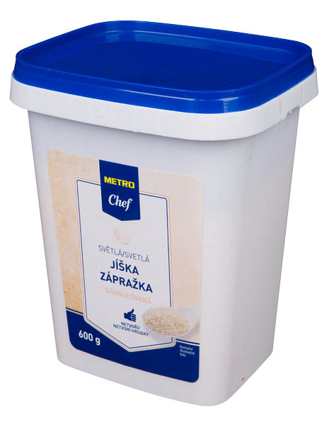 METRO Chef Jíška / Zápražka světlá granulovaná 600 g dóza