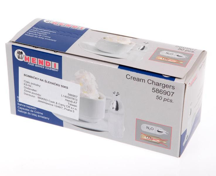 HENDI Bombičky na šlehačku 50 ks