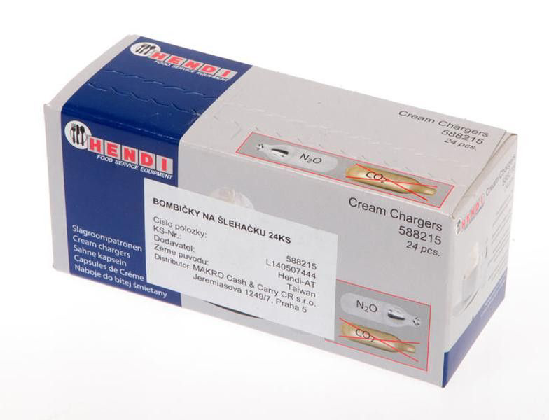 HENDI Bombičky na šlehačku 24 ks