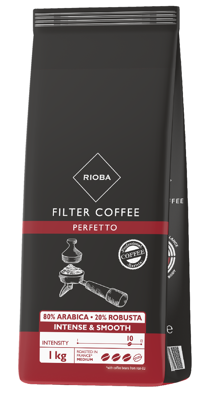 RIOBA Gold 80% Arabica mletá káva 1 kg