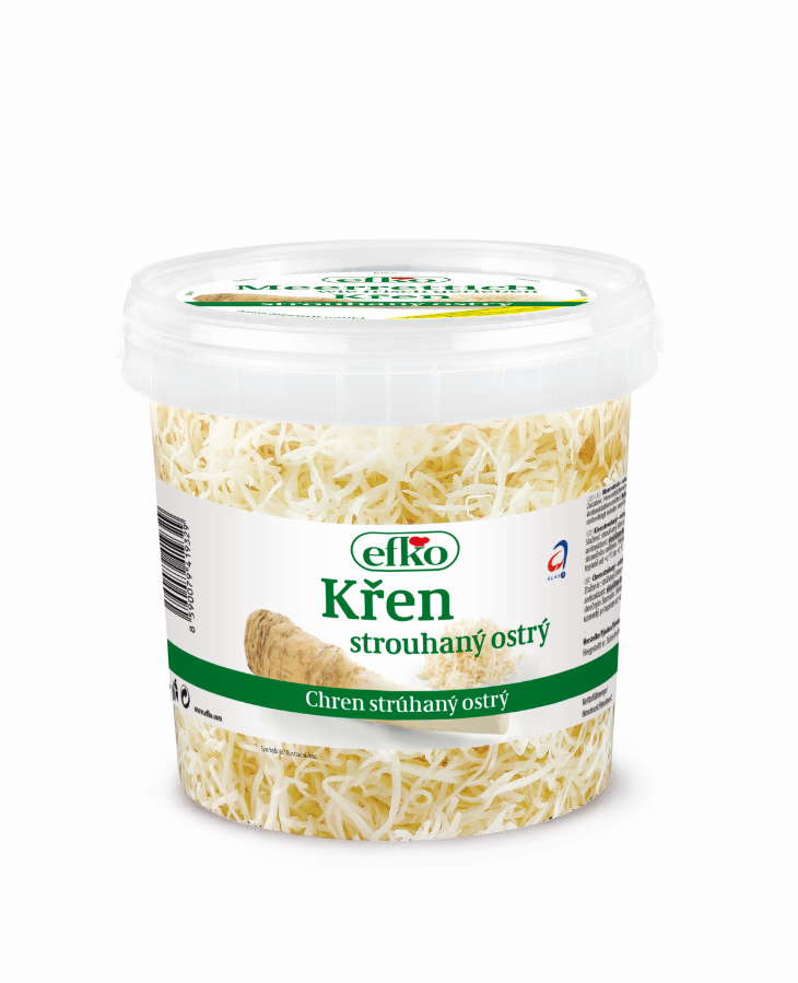 EFKO Křen strouhaný ostrý CZ chlaz. 1000 g