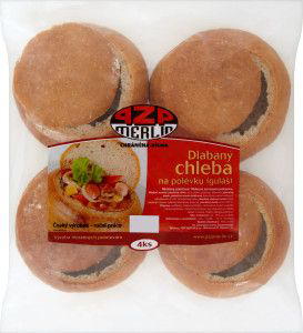 MERLIN Chléb polévkový dlabaný mraž. 4 x 250 g