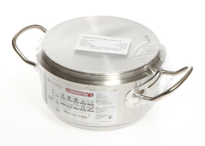 HENDI Kitchen Line Hrnec nerez 16 x 7,5 cm 1,5 L 1 ks
