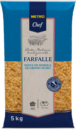 METRO Chef Farfalle těstoviny 5 kg