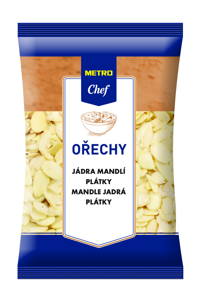 METRO Chef Mandle jádra plátky USA 220 g