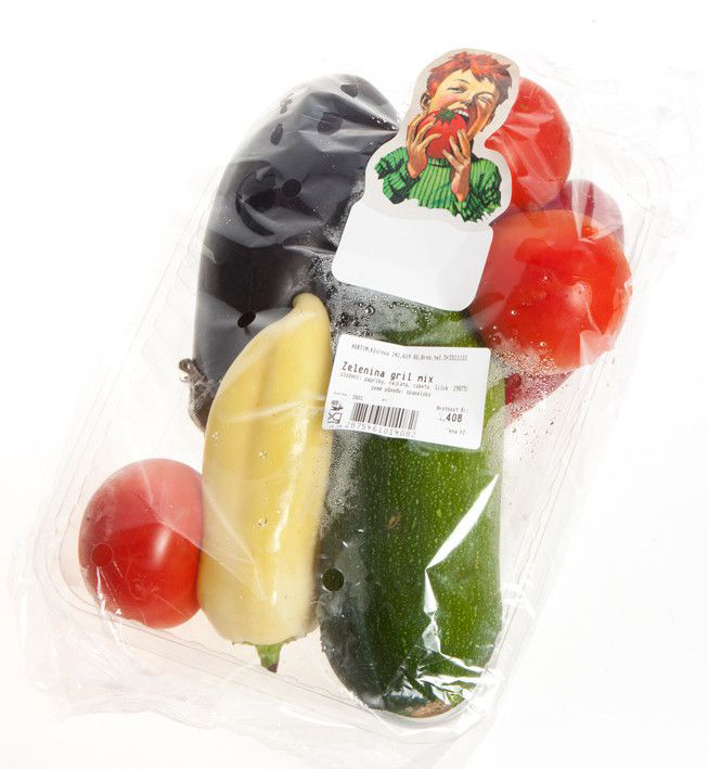 Zelenina na grilování mix chlaz. váž. cca 1 kg