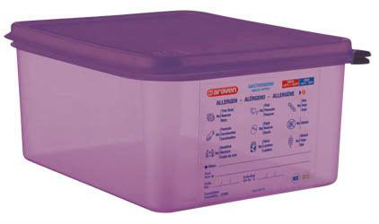 Nádoba na potraviny vyvolávající alergie Araven GN1/4 150mm 4,3L 1 ks