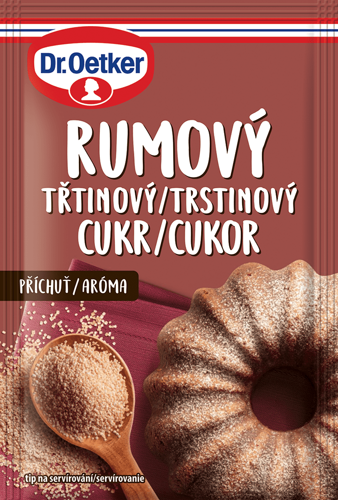 Dr. Oetker Cukr třtinový rum 20 g