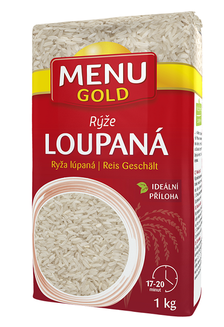 MENU GOLD Rýže loupaná 10 x 1 kg