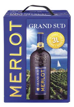 GRAND SUD Merlot 3 l BiB