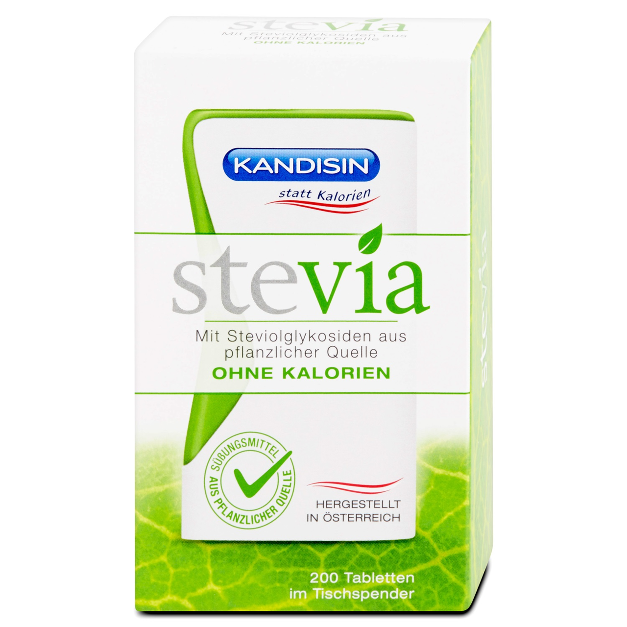 TEEKANNE Kandisin Stevia stolní sladidlo porce 2 x 200 ks (14 g)