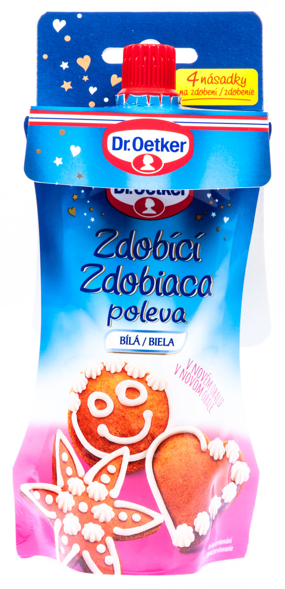 Dr. Oetker Zdobící poleva bílá 140 g