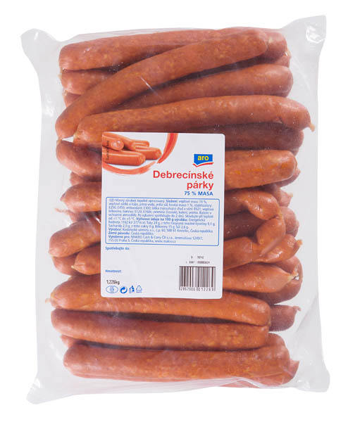 aro Párky debrecínské chlaz. váž. cca 1 kg