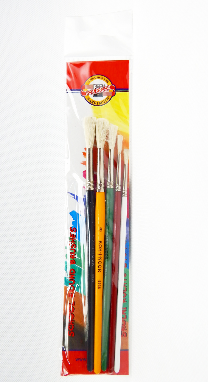 KOH-I-NOOR Štětce kulaté č.2,4,6,8,10 5 ks