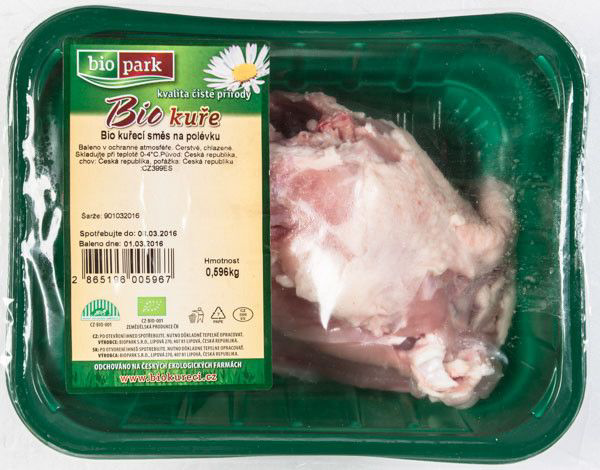 Kuřecí polévková směs BIO chlaz. váž. cca 600 g